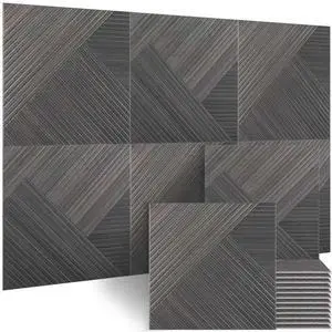 6 Pack Wood Wall Panel,23.6"x23.6" Peel and Stick Faux Acousitc Panel | Luxury Black Woodgrain Textured Panel for Wall & Home Decor - Self Adhesive Sound Absorbing for Studio,Office, Living Room 6 Pack Wood Wall Panel,23.6"x23.6" Peel and Stick Faux Acousitc Panel | Luxury Black Woodgrain Textured Panel for Wall & Home Decor - Self Adhesive Sound Absorbing for Studio,Office, Living Room