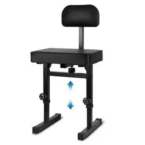 Piano Bench Adjustable HeightPiano Stool Keyboard Bench Adjustable Piano Bench with Black Padded Cushion for Musicians Piano Stool Chair with Backrest (Pu Leather) Piano Bench Adjustable HeightPiano Stool Keyboard Bench Adjustable Piano Bench with Black Padded Cushion for Musicians Piano Stool Chair with Backrest (Pu Leather)