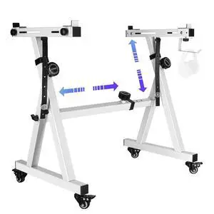 Universal Z-style Heavy-Duty Piano Keyboard Stand - Adjustable and Portable for 61/88 Keys (White) Universal Z-style Heavy-Duty Piano Keyboard Stand - Adjustable and Portable for 61/88 Keys (White)