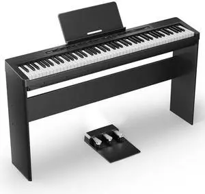 DEP-16A Beginner Digital Piano 88 Key Full Size Weighted Keyboard, Portable Electric Piano with 3-Pedal Unit DEP-16A Beginner Digital Piano 88 Key Full Size Weighted Keyboard, Portable Electric Piano with 3-Pedal Unit