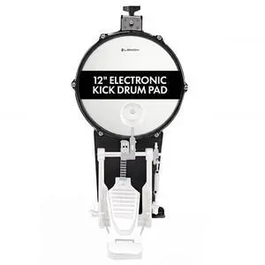 T550 Electronic Drum Pad - 12 Inch Rack Mounted Kick Pad, Durable Mesh, Compatible with Roland, Alesis Nitro Max, Yamaha DTX, Simmons, Donner, Electric Drum Kit Expansion Pad for Electric Kits T550 Electronic Drum Pad - 12 Inch Rack Mounted Kick Pad, Durable Mesh, Compatible with Roland, Alesis Nitro Max, Yamaha DTX, Simmons, Donner, Electric Drum Kit Expansion Pad for Electric Kits