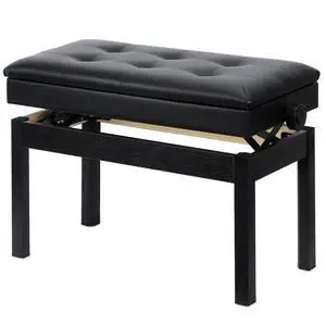 Adjustable Double/Duet Piano Bench,Solid Wood Piano Chair,Waterproof Piano Seat with Storage for Music Books & Leather Cushion,Heavy Duty Piano Stool for Keyboard Piano Adjustable Double/Duet Piano Bench,Solid Wood Piano Chair,Waterproof Piano Seat with Storage for Music Books & Leather Cushion,Heavy Duty Piano Stool for Keyboard Piano