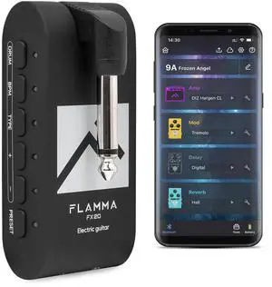 FX20 Guitar Headphone Amp with APP 40 Drum Grooves 52 Amp Modes 5 Delay 5 Reverb Effects 14 Modulations for Practice Recording and Creativity FX20 Guitar Headphone Amp with APP 40 Drum Grooves 52 Amp Modes 5 Delay 5 Reverb Effects 14 Modulations for Practice Recording and Creativity