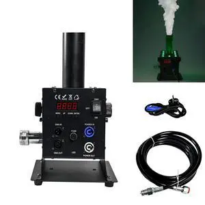 Digital CO2 Jet Machine 12LEDs RGB CO2 Fogger Smoke Cannon DMX512 Smoke Mister Machine Multi-angle Gas Column Fog Machine w/6m Hose, for DJ Concerts Parties Birthday Wedding Digital CO2 Jet Machine 12LEDs RGB CO2 Fogger Smoke Cannon DMX512 Smoke Mister Machine Multi-angle Gas Column Fog Machine w/6m Hose, for DJ Concerts Parties Birthday Wedding