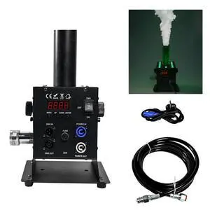 Digital CO2 Jet Machine 12LEDs RGB CO2 Fogger Smoke Cannon DMX512 Smoke Mister Machine Multi-angle Gas Column Fog Machine w/6m Hose, for DJ Concerts Parties Birthday Wedding (12LED DMX fog machine) Digital CO2 Jet Machine 12LEDs RGB CO2 Fogger Smoke Cannon DMX512 Smoke Mister Machine Multi-angle Gas Column Fog Machine w/6m Hose, for DJ Concerts Parties Birthday Wedding (12LED DMX fog machine)