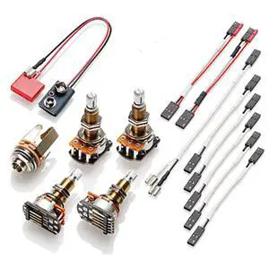 1-2 Pickup Conversion Wiring Kit Solderless Long Shaft (Les Paul) 19mm 1-2 Pickup Conversion Wiring Kit Solderless Long Shaft (Les Paul) 19mm