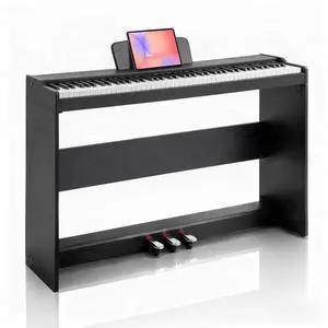 88 Key Digital Piano with Semi-Weighted Keys | Electric Piano Keyboard for Beginners, Dual Speakers & Triple Pedal, Support USB-MIDI, Compact Elegant Design ADP10 88 Key Digital Piano with Semi-Weighted Keys | Electric Piano Keyboard for Beginners, Dual Speakers & Triple Pedal, Support USB-MIDI, Compact Elegant Design ADP10