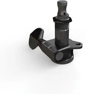 Auto-Trim Tuning Machines - Locking Tuners for Guitars - 6 In Line Setup, Black Auto-Trim Tuning Machines - Locking Tuners for Guitars - 6 In Line Setup, Black