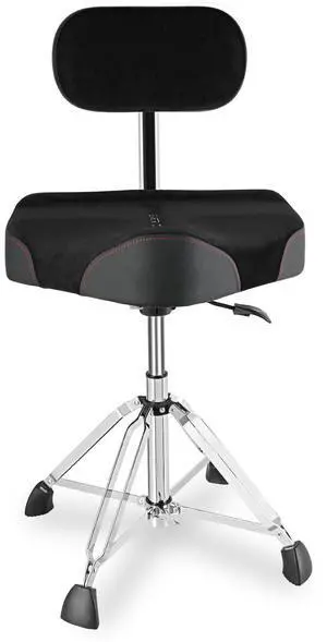 Drum Throne with Backrest 4-Leg,Hydraulic Drum Stool Height Adjustable,Heavy Duty Drum Stools,Motorcycle Style Swivel Drum Seat Drum Chair for Adult Drummer(Black) Drum Throne with Backrest 4-Leg,Hydraulic Drum Stool Height Adjustable,Heavy Duty Drum Stools,Motorcycle Style Swivel Drum Seat Drum Chair for Adult Drummer(Black)