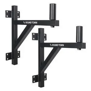 2-Pack Wall Mount Speaker Brackets, Fits 35mm Speaker Mounts (STWSD-F15A-PAIR) 2-Pack Wall Mount Speaker Brackets, Fits 35mm Speaker Mounts (STWSD-F15A-PAIR)