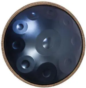 Handpan Drum - 22-Inch 10-Note D Kurd 440Hz - Hand Tuning Handpan - Includes Soft Bag, Mallets, Stand, Note Stickers, Cleaning Cloth - Artist Performance Video Handpan Drum - 22-Inch 10-Note D Kurd 440Hz - Hand Tuning Handpan - Includes Soft Bag, Mallets, Stand, Note Stickers, Cleaning Cloth - Artist Performance Video