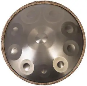 Handpan Drum - 22-Inch 10-Note D Kurd 440Hz - Hand Tuning Handpan - Includes Soft Bag, Mallets, Stand, Note Stickers, Cleaning Cloth - Artist Performance Video Handpan Drum - 22-Inch 10-Note D Kurd 440Hz - Hand Tuning Handpan - Includes Soft Bag, Mallets, Stand, Note Stickers, Cleaning Cloth - Artist Performance Video