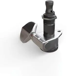 D'Addario Auto-Trim Tuning Machines - Locking Tuners for Guitars - 3+3 Setup, Chrome D'Addario Auto-Trim Tuning Machines - Locking Tuners for Guitars - 3+3 Setup, Chrome