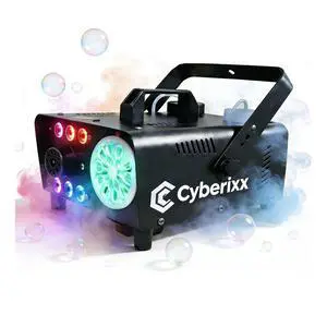 700W LED Bubble Fog Machine RGB 6 Lights Remote Multi Color Smoke Party 700W LED Bubble Fog Machine RGB 6 Lights Remote Multi Color Smoke Party