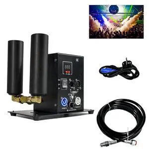 2Head CO2 Fog Machine Digital CO2 Jet Machine Fogger Smoke Cannon DMX512 Smoke Mister Machine Multi-angle Gas Column Fog Machine w/6m Hose, for DJ Concerts Parties Birthday Wedding 2Head CO2 Fog Machine Digital CO2 Jet Machine Fogger Smoke Cannon DMX512 Smoke Mister Machine Multi-angle Gas Column Fog Machine w/6m Hose, for DJ Concerts Parties Birthday Wedding