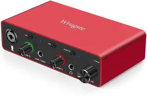 USB Audio Interface Solo(24Bit/192kHz)+48V Phantom Power for Computer Recording Podcasting and Streaming Plug and Play Noise-Free XLR Audio Interface for PC No Software Included USB Audio Interface Solo(24Bit/192kHz)+48V Phantom Power for Computer Recording Podcasting and Streaming Plug and Play Noise-Free XLR Audio Interface for PC No Software Included