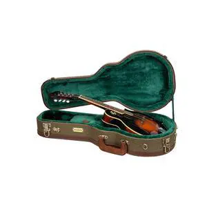 Master Series F-Style Mandolin Case | Olive Green Tweed Exterior, Re-Engineered Wooden Shell, Leather Handle, Backpack Straps(CRW720MFOG) Master Series F-Style Mandolin Case | Olive Green Tweed Exterior, Re-Engineered Wooden Shell, Leather Handle, Backpack Straps(CRW720MFOG)