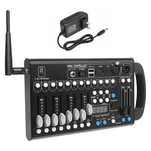 Wireless Dmx Controller 192 Channel Dmx Light Controller for Dj Lights, Dmx Controllers with Midi Portable Dmx 512 Controller, Dmx512 Lighting Controller Dmx Control Board for Stage Lights Dmx Console Wireless Dmx Controller 192 Channel Dmx Light Controller for Dj Lights, Dmx Controllers with Midi Portable Dmx 512 Controller, Dmx512 Lighting Controller Dmx Control Board for Stage Lights Dmx Console