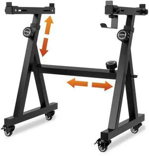 Piano Keyboard Stand Heavy Duty With Wheels and Stand Pads - Adjustable Portable Music Stand, Fits 54, 61, 88 Key Electric Pianos, Sturdy Musical Keyboard Stand, SKT-02S (Z-Style) Piano Keyboard Stand Heavy Duty With Wheels and Stand Pads - Adjustable Portable Music Stand, Fits 54, 61, 88 Key Electric Pianos, Sturdy Musical Keyboard Stand, SKT-02S (Z-Style)