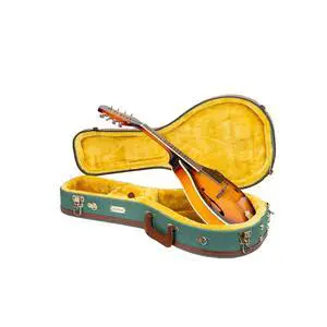 Master Series A-Style Mandolin Case | Malachite Blue Tweed Exterior, Re-Engineered Wooden Shell, Leather Handle, Backpack Straps(CRW720MAMB) Master Series A-Style Mandolin Case | Malachite Blue Tweed Exterior, Re-Engineered Wooden Shell, Leather Handle, Backpack Straps(CRW720MAMB)
