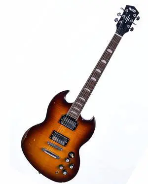 Relic Electric Guitar,Solid Body Electric Guitar With Mahogany Body and Neck,Rosewood Fingerboard,Bone Nut,SG style 6-String Guitar,Professional/Electric Guitars for Adults Relic Electric Guitar,Solid Body Electric Guitar With Mahogany Body and Neck,Rosewood Fingerboard,Bone Nut,SG style 6-String Guitar,Professional/Electric Guitars for Adults