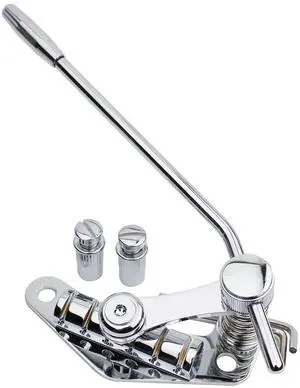 Tune-O-Matic Style Electric Guitar Bridge Stop Bar Tailpiece Tremolo Compatible with LP SG Guitars TM85, Chrome Tune-O-Matic Style Electric Guitar Bridge Stop Bar Tailpiece Tremolo Compatible with LP SG Guitars TM85, Chrome
