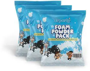 Dr. Party® Foam Powder 3-Pack Any Foam Machine or Cannon | foam bubble surfactant for foam party makers Dr. Party® Foam Powder 3-Pack Any Foam Machine or Cannon | foam bubble surfactant for foam party makers