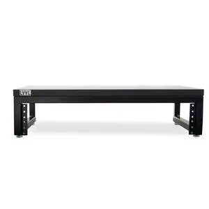Desktop Rack Stand 2U, Rack for Audio Equipment and Stand for Speaker or Display Desktop Rack Stand 2U, Rack for Audio Equipment and Stand for Speaker or Display