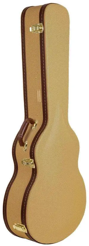 Wooden Guitar Case for 14-Fret L-00, Martin CEO, Taylor GC, Yamaha AC/LS | Locking Latch, Storage Compartment Vinyl Tweed (CRW620-L00TW) Wooden Guitar Case for 14-Fret L-00, Martin CEO, Taylor GC, Yamaha AC/LS | Locking Latch, Storage Compartment Vinyl Tweed (CRW620-L00TW)