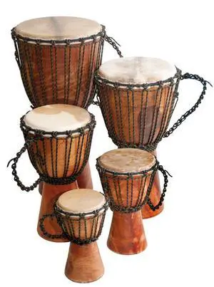 Djembe Handmade Drum 12" Tall 6.5-7" Head Mahogany Wood Goat Skin | Handmade drum with natural materials; warm, resonant sound for beginners, performers, and percussion practice Djembe Handmade Drum 12" Tall 6.5-7" Head Mahogany Wood Goat Skin | Handmade drum with natural materials; warm, resonant sound for beginners, performers, and percussion practice