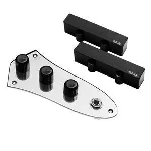 J Prewired Bass Guitar Pickup Set Plus Control Plate System J Prewired Bass Guitar Pickup Set Plus Control Plate System