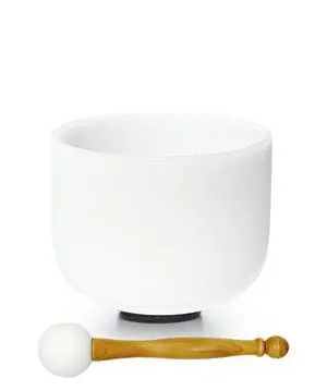 432hz F Note Heart Chakra Quartz Crystal Singing Bowl 12'' | 432hz Perfect Pitch,Frosted Quartz for Healing Mindfulness Meditation Yoga Sound Baths, with Rubber Mallet O-ring 432hz F Note Heart Chakra Quartz Crystal Singing Bowl 12'' | 432hz Perfect Pitch,Frosted Quartz for Healing Mindfulness Meditation Yoga Sound Baths, with Rubber Mallet O-ring