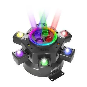 Moving Head DJ Lights, 6 Arms Party Fixtures with Light Strip, 150W RGBW 4 in1 LED Stage Lights, DMX512 & Sound Activated Rotating Light, for Parties Disco Club Bar KTV Wedding Moving Head DJ Lights, 6 Arms Party Fixtures with Light Strip, 150W RGBW 4 in1 LED Stage Lights, DMX512 & Sound Activated Rotating Light, for Parties Disco Club Bar KTV Wedding
