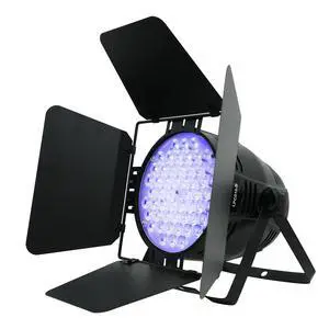 54 * 4W Stage Light with Barn Doors,RGBW High CRI DJ Light-1 Pack | 54 * 4W CRI>90 RGBW LEDs, Auto/Sound/DMX512/Master-Slave, LPC010N-B PAR Light For Parties,Concerts,theatrical,uplighting 54 * 4W Stage Light with Barn Doors,RGBW High CRI DJ Light-1 Pack | 54 * 4W CRI>90 RGBW LEDs, Auto/Sound/DMX512/Master-Slave, LPC010N-B PAR Light For Parties,Concerts,theatrical,uplighting