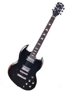 Relic Electric Guitar,Solid Body Electric Guitar With Mahogany Body and Neck,Rosewood Fingerboard,Bone Nut,SG style 6-String Guitar,Professional/Electric Guitars for Adults Relic Electric Guitar,Solid Body Electric Guitar With Mahogany Body and Neck,Rosewood Fingerboard,Bone Nut,SG style 6-String Guitar,Professional/Electric Guitars for Adults