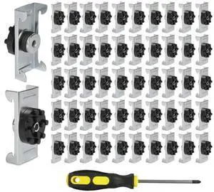Sound Isolation Clips - 50 pack - Resilient Channel Mounting Clip - Reduces Noise from Noisy Neighbours - Drywall Soundproofing For Walls and Ceiling Insulation - Screwdriver Included Sound Isolation Clips - 50 pack - Resilient Channel Mounting Clip - Reduces Noise from Noisy Neighbours - Drywall Soundproofing For Walls and Ceiling Insulation - Screwdriver Included