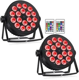 LED Par Lights DMX,90W RGBW 4IN1 LED Stage Par Lights Stage DJ Par Can Light Sound Activated Auto Play by Remote&DMX Control for Events Wedding Party DJ Stage Live Show 2 Pack LED Par Lights DMX,90W RGBW 4IN1 LED Stage Par Lights Stage DJ Par Can Light Sound Activated Auto Play by Remote&DMX Control for Events Wedding Party DJ Stage Live Show 2 Pack