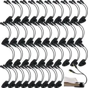 40 Pcs Music Stand Light Bulk Clip on LED Book Lights USB and AAA Battery Operated Brightness Dual Arm Clip Lamp Rechargeable for Eye Protection Bookworms Orchestra Readers Piano Player 40 Pcs Music Stand Light Bulk Clip on LED Book Lights USB and AAA Battery Operated Brightness Dual Arm Clip Lamp Rechargeable for Eye Protection Bookworms Orchestra Readers Piano Player