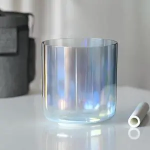 432HZ 7 Inch C Note Root Chakra Boundless Celestia Color Clear Quartz Crystal Singing Bowl with Carry Case Bag for Sound Healing and Meditation 432HZ 7 Inch C Note Root Chakra Boundless Celestia Color Clear Quartz Crystal Singing Bowl with Carry Case Bag for Sound Healing and Meditation