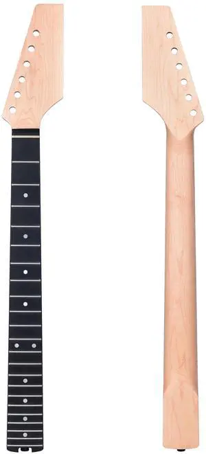 Electric Guitar Neck, 12"-16" Compound Radius, Canadian Hard Maple Neck, Richlite Fretboard, 22 Stainless Steel Frets (2.4x1.4mm), Oiled Bone Nut 42mm, Matte Finish Electric Guitar Neck, 12"-16" Compound Radius, Canadian Hard Maple Neck, Richlite Fretboard, 22 Stainless Steel Frets (2.4x1.4mm), Oiled Bone Nut 42mm, Matte Finish