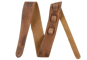 Road Worn Leather Guitar Strap, 2in, Brown Road Worn Leather Guitar Strap, 2in, Brown