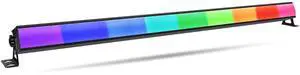 60W LED Stage Light Bar RGB Pixel Lights by DMX Control for DJ Party | 54 Shows 26 Static Colors Sound Activated DMX Control for DJ Party Events Church Club Concert Performance 60W LED Stage Light Bar RGB Pixel Lights by DMX Control for DJ Party | 54 Shows 26 Static Colors Sound Activated DMX Control for DJ Party Events Church Club Concert Performance