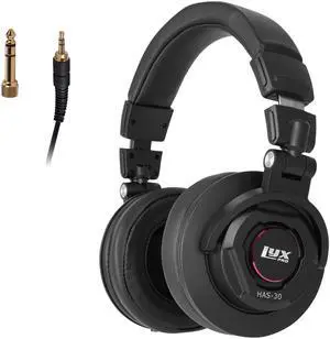 HAS-30 Closed Back Over-Ear Professional Recording Headphones for Studio Monitoring, DJ and Home Entertainment,Black | Sound-isolating design with 180° rotating ear cups, foldable frame, detachable st HAS-30 Closed Back Over-Ear Professional Recording Headphones for Studio Monitoring, DJ and Home Entertainment,Black | Sound-isolating design with 180° rotating ear cups, foldable frame, detachable st