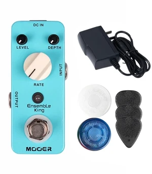 Ensemble King Guitar Analog Chorus Pedal, 9V 300mA Power Supply, Footswitch Toppers, Picks Ensemble King Guitar Analog Chorus Pedal, 9V 300mA Power Supply, Footswitch Toppers, Picks