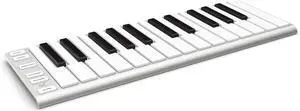Xkey 25 Air Ultra-Thin Bluetooth MIDI Controller Keyboard, Apple-Style Aluminum Body, Polyphonic Aftertouch, Ultra-Low Latency, 25 Full-Size Smart Velocity-Sensitive Keys, Simple Plug & Play Xkey 25 Air Ultra-Thin Bluetooth MIDI Controller Keyboard, Apple-Style Aluminum Body, Polyphonic Aftertouch, Ultra-Low Latency, 25 Full-Size Smart Velocity-Sensitive Keys, Simple Plug & Play