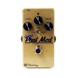 Super Phat Mod Full Range Overdrive Pedal, Gold (KPhat) Super Phat Mod Full Range Overdrive Pedal, Gold (KPhat)