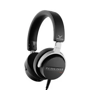 DJ 300 PRO X Club Professional DJ Headphones 2-in-1 On-Ear and Over-Ear Ear Cups Included. 45 mm Driver, Foldable, Detachable 4.9 Ft Cable, 1/8" Jack w 1/4" Adapter, Black & Silver DJ 300 PRO X Club Professional DJ Headphones 2-in-1 On-Ear and Over-Ear Ear Cups Included. 45 mm Driver, Foldable, Detachable 4.9 Ft Cable, 1/8" Jack w 1/4" Adapter, Black & Silver