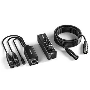 Dual-Channel Portable Wired in-Ear Monitor System PWM-10 | 2 XLR Inputs, Stereo/Mono Mode, DC/2 AAA Power, Portable IEM Amp, Stage, Bands, Recording Dual-Channel Portable Wired in-Ear Monitor System PWM-10 | 2 XLR Inputs, Stereo/Mono Mode, DC/2 AAA Power, Portable IEM Amp, Stage, Bands, Recording