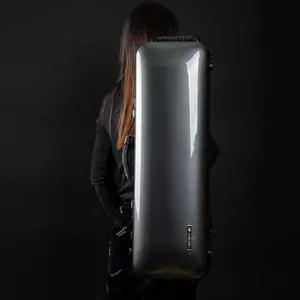 4/4 Full Size Violin case High-Strength Carbon Fiber Rectangular Violin Music Bag With Combination Lock and Extra Bag Black Violin Hard Case (VB-Square-BlackDot spot) 4/4 Full Size Violin case High-Strength Carbon Fiber Rectangular Violin Music Bag With Combination Lock and Extra Bag Black Violin Hard Case (VB-Square-BlackDot spot)