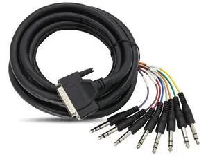 Balanced Snake DB25 TRS Interface to 1/4" TRS Analog Recorder Interface Cable 8 Channel (9.84 Feet) 25-Pin Balanced Snake DB25 TRS Interface to 1/4" TRS Analog Recorder Interface Cable 8 Channel (9.84 Feet) 25-Pin